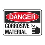 Danger Corrosive Material Decal